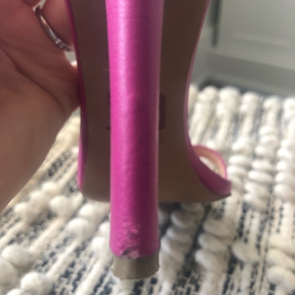 Pink open-toe heels - Picture 5 of 9